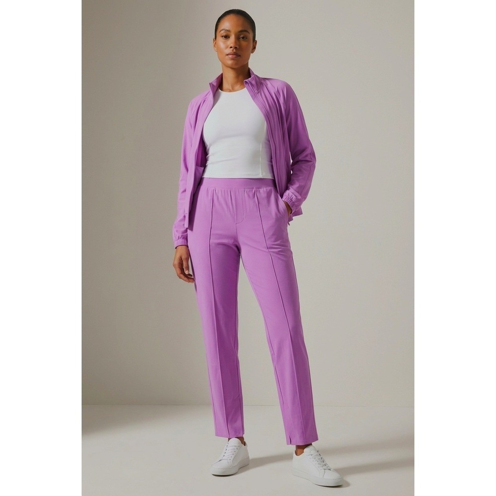 Athleta Vienna Slim Pant Size 0 fuchsia Casual Athleisure Trousers NWT